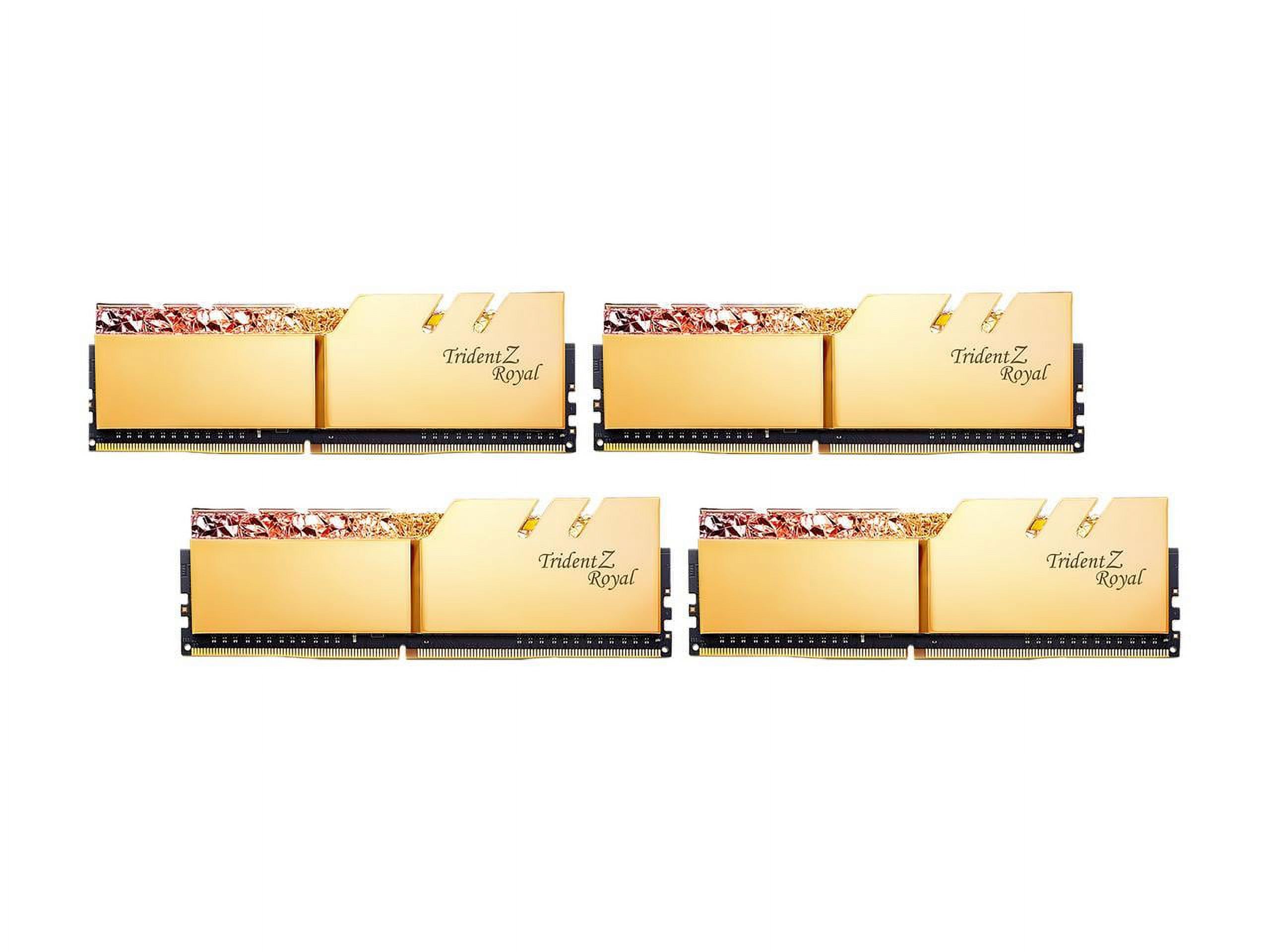G.SKILL Trident Z Royal Series 128GB (4 x 32GB) DDR4 4000 (PC4 