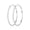silver 50mm, variant on Lightweight Gold Hoop Earrings for Women, 14K Gold Plated Big Hoops, 40–70MM, Gift