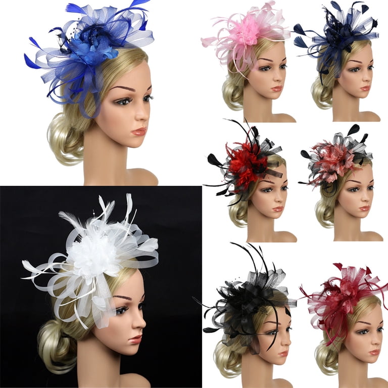 Fascinators Hat for Women Tea Party Headband Kentucky Derby  display picture 2