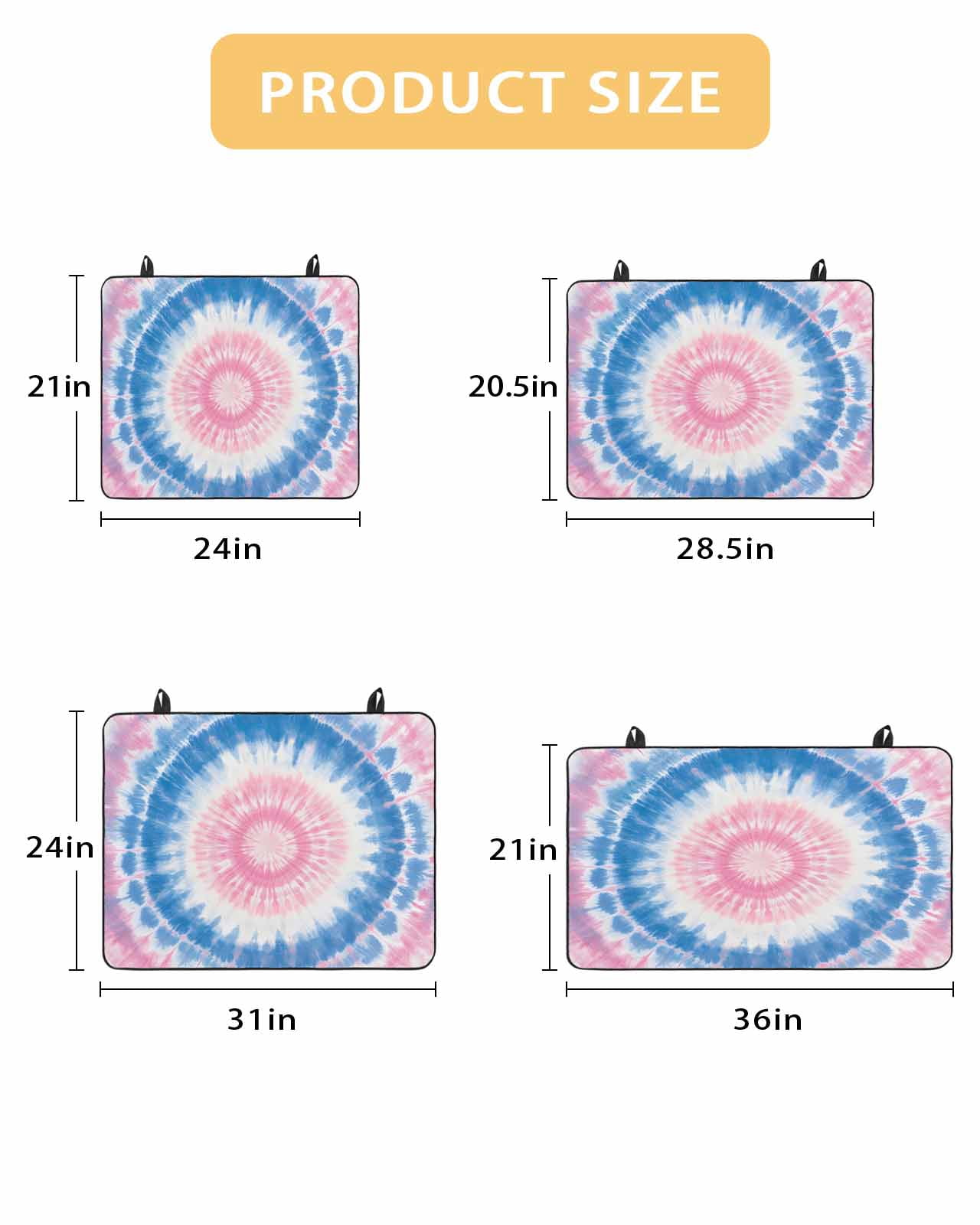 nqOlkjepod Large Induction Cooktop Protector Mat 24"x21", Pink Blue Ombre Stove Top Covers for Electric Stove, Modern Boho Ethnic Tie Dye Geometric Stove Burner Cover Mats, Glass Top Stove Cover