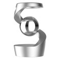 thumbnail image 3 of Juguete Escritorio Cinético Que Desafía La Gravedad Giroscopio Flotante (cuentas Plateadas Superiores), 3 of 7