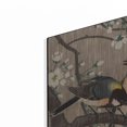 thumbnail image 2 of Luxe Metal Art 'Songbirds on Cherry Branch 1900-1910' by Ohara Koson, Metal Wall Art, 24"x48", 2 of 7
