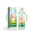 thumbnail image 3 of Xihbxyly Limpiador Dental para Mascotas, Fórmula Natural para Un Aliento Fresco, Elimina Olores y Placa, Promueve La Salud Bucal, Uso Diario Seguro, Fácil Aplicación, Botella de 60 Ml, Refresca El Al, 3 of 7