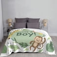 thumbnail image 6 of XMXT Flannel Throw Blanket for Couch, Cartoon Animal Boy Bed Sofa Decor Blankets for Home Bedroom, 60 x 50 inches, 6 of 9
