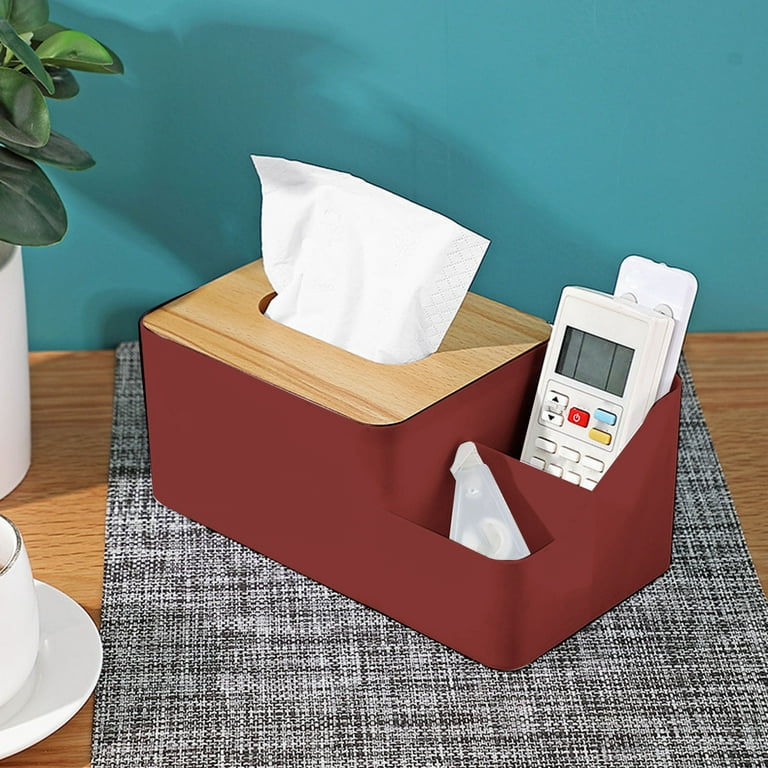 Wooden Desktop Tissue Paper Holder Tissue Storage Box Tissue Paper