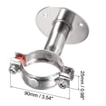 thumbnail image 4 of Uxcell 304 Stainless Steel Wall Mount Ceiling Mount Pipe Support Clamp for 48-51mm Pipe, 4 of 5