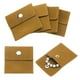 thumbnail image 1 of Uxcell 6 Pcs Bolsas de Joyería de Terciopelo con Botón a Presión 2.8x2.8 Pulgadas, Amarillo, 1 of 7