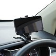thumbnail image 1 of LinenLoon Car Dashboard Phone Holder, Rotating Dashboard Clip Cell Phone Holder,360 Degree Rotation Dashboard Cell Phone Holder for Car Clip Mount Stand Suitable for 4 to 7 inch Smartphones (Black), 1 of 5