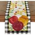 thumbnail image 6 of Jewish Menorah Hexagram Printed Table Runner New Year Pomegranate Kitchen Table ration Home Party r Table Runner, 6 of 7