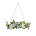thumbnail image 2 of XZNGL Artificial Flower Decoration Style Decorative Flower Wreath Wall Pendant, 2 of 6
