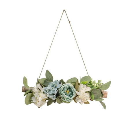 

Zpjjkc10#2662 Artificial Flower Decoration Style Decorative Flower Wreath Wall Pendant WG9
