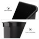 thumbnail image 3 of unbranded Plastic Garbage Container Negro Con Elegante Para Hogar Oficina Y Cuarto De Lavado, 3 of 5