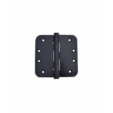 Prima Decorative Hardware Charnière de Porte en Laiton Satin Nickel 4 Pouces x 4 Pouces x 4 mm