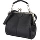 thumbnail image 1 of Bolso bandolera retro para mujer, estilo casual chic, de piel sintética, color negro., 1 of 7