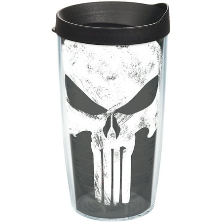 

Tervis Marvel Punisher Made in USA Double Walled Insulated Tumbler Travel Cup Keeps Drinks Cold & Hot 16oz Classic