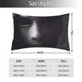 thumbnail image 2 of KLL Mystical Masked Figure Monochrome Pillow Covers Envelope Closure,Super Soft and Cozy Fuzzy Fleece Pillow Case Cover 20"x30", 2 of 5