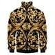 thumbnail image 2 of Nueva chaqueta de lujo con estampado dorado para hombre y mujer, chaqueta bomber para hombre y mujer, chaqueta con bolsillos y cremallera, abrigo de manga larga, chaquetas de primavera, 2 of 5