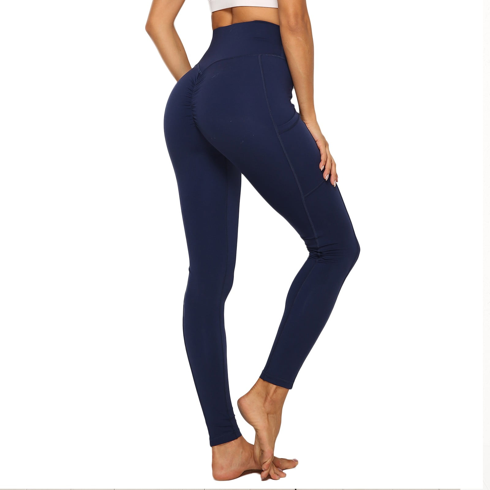 Fittoo FITTOO Sexy Butt Yoga Pants Sports Leggings Side Pocket