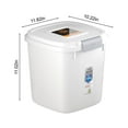Airtight Rice Dispenser, Large Grain Container Storage,Cover Rice