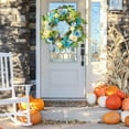 thumbnail image 4 of BKER Summer Berry Wreath Festival Rattan Door Hanging Leaf Rattan Decorative Pendant, 4 of 5