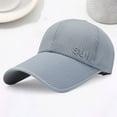 thumbnail image 4 of Baseball Cap Buckle Closure Sun Protection Breathable Solid Color Outdoor Hat for Women, 4 of 10