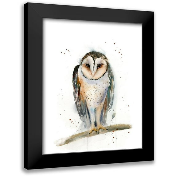 Shefranov, Olga 20x24 Black Modern Framed Museum Art Print Titled - Owl II
