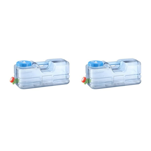 Greeniant Contenedor cisterna con grifo: elegante y funcional, adecuado para el hogar y el contenedor cisterna de agua profesional Fácil de usar 10 litros 2piezas