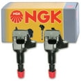 thumbnail image 3 of 2 pc NGK 48976 Ignition Coils for 1415150 1415150H 178-8374 2505-291965 30520-PWC-003 30520-PWC-501 30520-PWC-S01 36-8083 673-2308 921-2159 E1081 GN10249 IC661 IGC0053 UF-581 UF581 Spark Plug Wire, 3 of 3