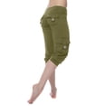 thumbnail image 5 of Capris for Women Casual Spring Cropped Leggings Knee Length Lounge Pants Yoga Exercise Workout Joggers Pockets Ladies Comfy Plus Size 2026 Trendy Outfits Lightweight Cute Fashion Dressy Clothes, 5 of 8