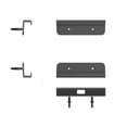 thumbnail image 2 of Universal Wall Mounted Tablet Stand Holder Wall Mount Bracket Stabilizer Kitchen Tablet Holder for All Tablet Phones, 2 of 8