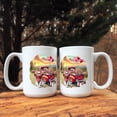 thumbnail image 3 of Be My Valentine's Devon Rex Truck Full of Love Flower Balloon Mug Cat Lover Kitten Owner Gifts Coffee Tea Cup - 02029, 3 of 4