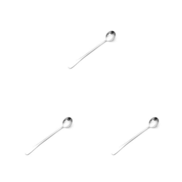 Transemion Durable And Elegant Stainless Steel Tea Spoon For Any Occasion Suitable For All Occasions Safe silver spoon 3Set
