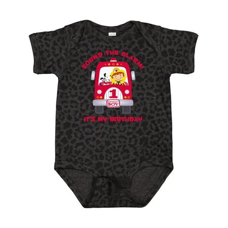 

Inktastic Fire Truck 1st Birthday Boy Gift Baby Boy Bodysuit