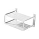 thumbnail image 5 of Estante de proyector de 2 capas para el estante de pared accesorios de aluminio TV Caja de almacenamiento del organizador del hogar para altavoces, 5 of 8