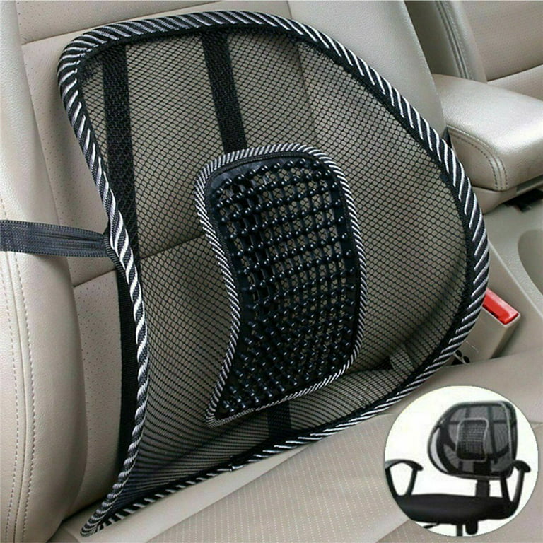 Lumbar Support, Big Ant Car Back Support with Massage Beads Ergonomic  Designed for Comfort and Lower Back Pain Relief - Car Seat Lumbar Support  for Driver, Office Chair, Wheelchair, Home