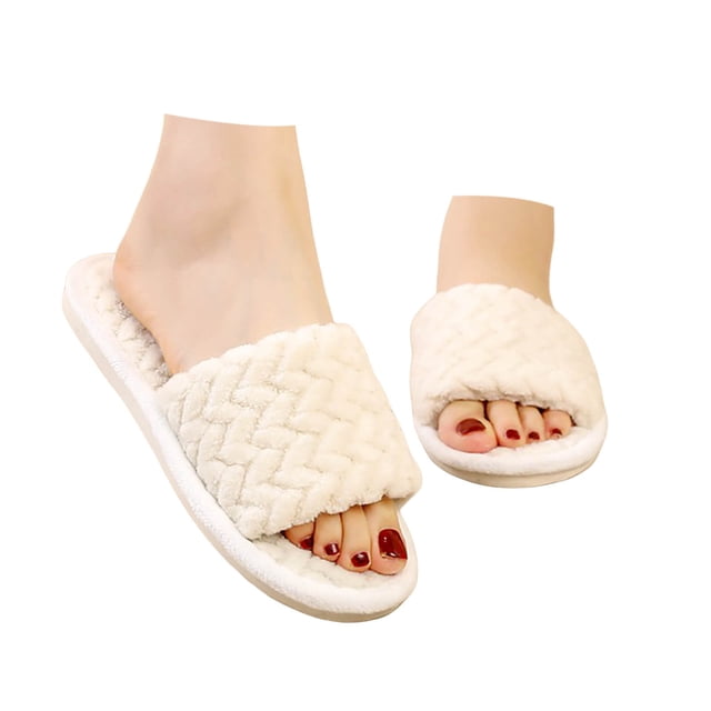 Pantoufles d'Hiver Douillettes pour Femmes Adultes Pantoufles Confortables Chaussures d'Hiver pour Femmes Pantoufles Douillettes Chaussures d'Intérieur Pantoufles d'Hiver Douillettes pour Femmes