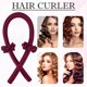 thumbnail image 5 of Ygjytge Diadema Rizadora Sin Calor para Mujer Formadoras Ondulado para Viajes en Casa (vino), 5 of 7