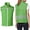 Lightgreen, variant on Toptie Volunteer Supermarket Uniform Safety Vest Activity Event Vest with Reflective Stripes Slim Fit-LightGreen-M