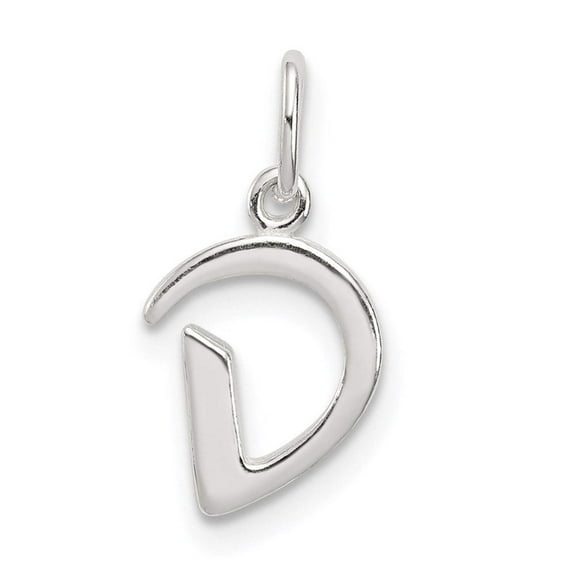 FJC Finejewelers Sterling Silver Initial D Pendant Necklace - Chain Included