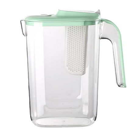 

2.6L Refrigerator Cold Water Kettle with Fruit Filter Refrigerator Side Door Cold Water Kettle Household High-temperature Hard Wearing Cold Water Kettle Large