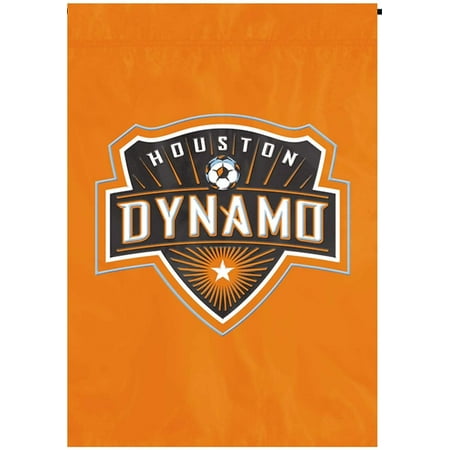 Houston Dynamo Premium Garden Flag Applique & Embroidered Banner Soccer MLS