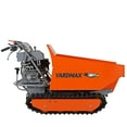 YARDMAX YD8105 Track Barrow with Hydraulic Assist, 1100 lb. Capacity