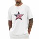 thumbnail image 1 of Tops para hombre, blusas y camisas de cuello redondo y manga corta para hombre, blusas casuales de moda con cuello redondo y manga corta para hombre, blusas de poliéster para hombre, 1 of 4