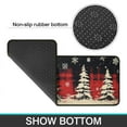 thumbnail image 7 of 2 Pcs Merry Christmas Kitchen Rugs and Mats Set Farmhouse Holiday New Year Kitchen Runner Absobent Kitchen Rugs and Matsfor Outdoor Bedroom (47x17+30x17 Inches), 7 of 7