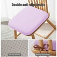 thumbnail image 5 of Solid Square Chair Cushion 16x16in Non-Slip Straps Office Dining Stool Pad Breathable Fabric All-Season Use, 5 of 6
