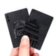 thumbnail image 1 of Eay Black Playing Cards Naipes de plástico Cartas de póquer Luxury Cool Black Tamaño estándar 52 Poker (Torre Negra), 1 of 5