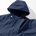 thumbnail image 5 of Leidass Mens Windbreaker Jackets with Hood Waterproof Zipper Long Sleeve Packable Lightweight Sun Protection Full Zip HoodieLightweight Windbreaker Jacket Navy M, 5 of 5