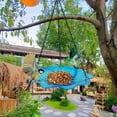 thumbnail image 5 of Yunuuuoa Glass Bird Feeder and Bath Outdoor Hanging Garden Decoration with Flower Bowl for Patio Yard Attract Wild Birds, 5 of 6