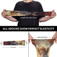 thumbnail image 3 of Ocsxa Maple Leaf Meditating Squirrel Print Unisex UV Sun Protection Arm Sleeves,UPF 50 Cooling Sports Sleeve Compressio Golf Basketball Arm Sleeves Cycling Sleeves 1 Pair, 3 of 7