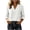 White, variant on Cilsoka Oversized T Shirts for Women V Neck Linen Long Sleeve Shirts Side Button Solid Loose Casual Pullover Tops